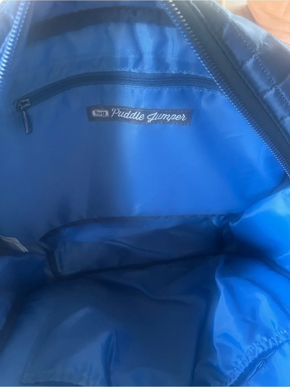 Lug Puddle Jumper Blue Quilted Nylon Travel Tote Carry-On Weekender Bag NWOT